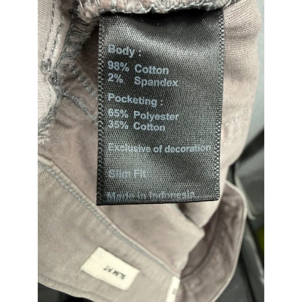 Flint and Tinder 365 Pants Mens 32x30 Taupe Slim Fit Stretch Chino Trousers